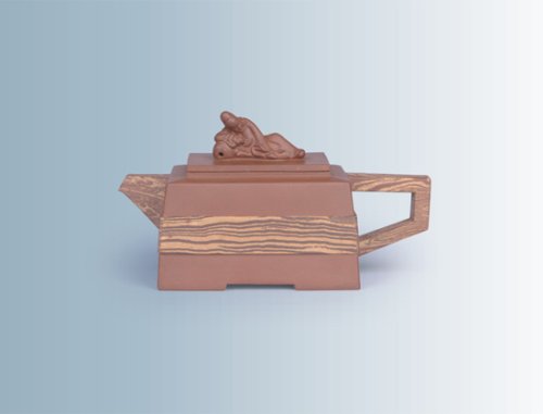 范卓群紫砂壶 李白醉仙 