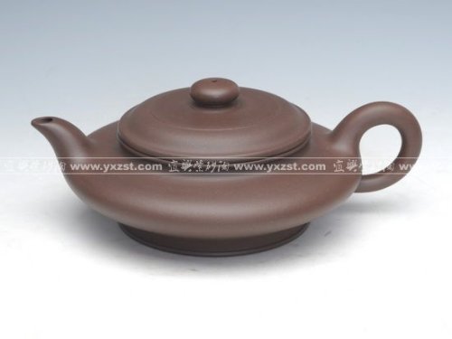 倪顺生紫砂壶 虚扁壶 