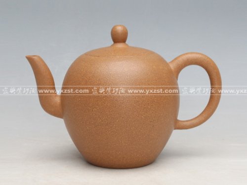 洪美华紫砂壶 美人肩（段泥） 