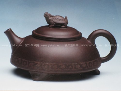 姜新伟紫砂壶 神鼋壶 
