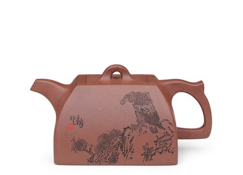 万美群紫砂壶 长乐壶 