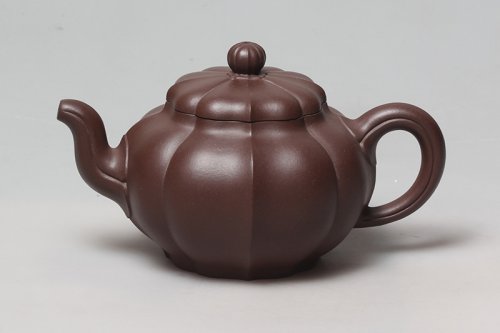 田志平紫砂壶 菱花 