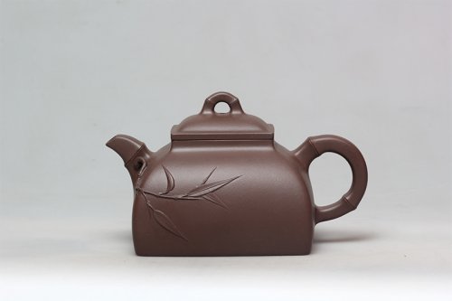 佘燕敏紫砂壶 坦然竹 