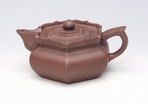 周建良紫砂壶 僧帽壶四 