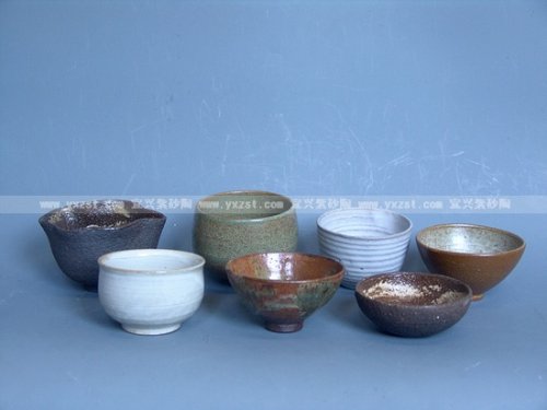 紫砂壶 手拉坯茶盅 