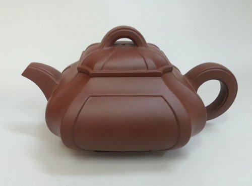 徐卫成紫砂壶 魁方抽角 