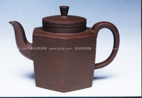 周立民紫砂壶 大彬六方 