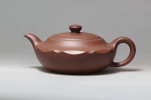 杨逸文紫砂壶 紫玉金菱 