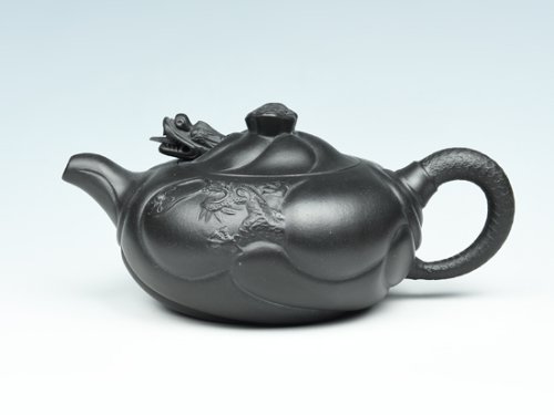 陆慧军紫砂壶 鱼化龙 