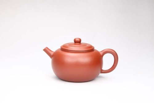吴春华紫砂壶 巨轮珠 大红袍朱泥 