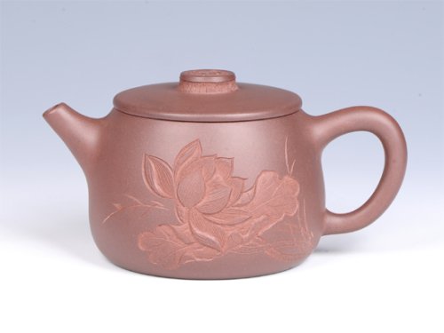 曾红清紫砂壶 - 浮雕汉瓦 - 