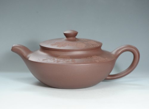 史和兴紫砂壶 汉扁 