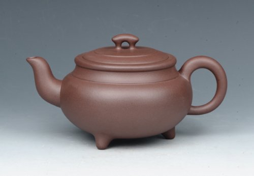 王建琴紫砂壶 三足鼎立 