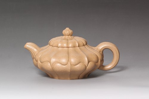 汪立彬紫砂壶 合菱 