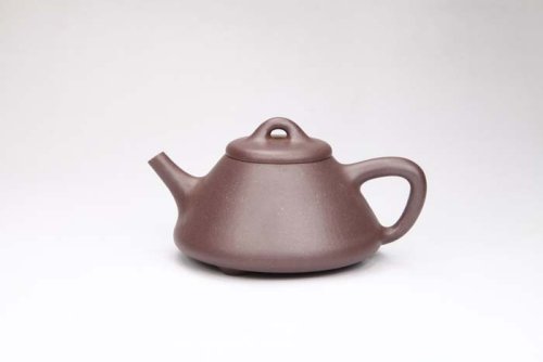 吴春华紫砂壶 石瓢 紫泥 
