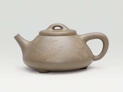 殷阿根紫砂壶 子冶石瓢 