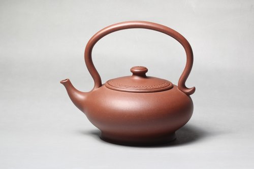 束群紫砂壶 陶韻提梁 