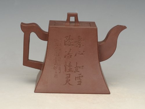 张佩紫砂壶 方钟  容量：350cc 