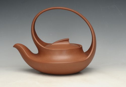 周寅福紫砂壶 曲壶 