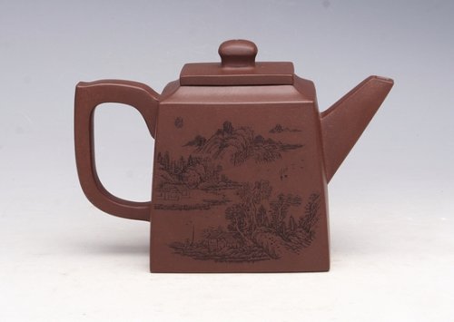 高燕紫砂壶 升方 