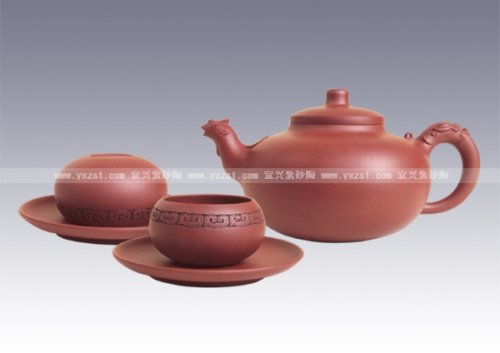 华健紫砂壶 龙凤呈祥 