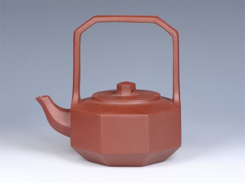 曾红清紫砂壶 - 八方提梁 - 