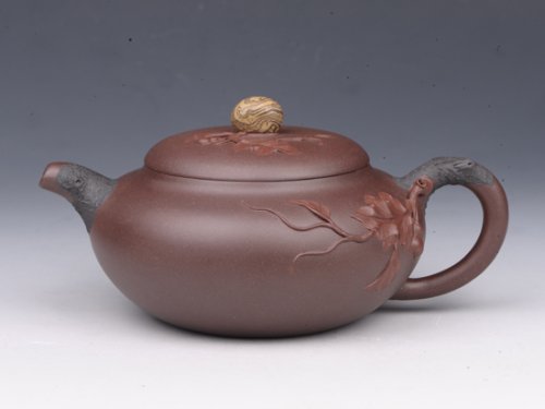 邹健紫砂壶 雨花石 