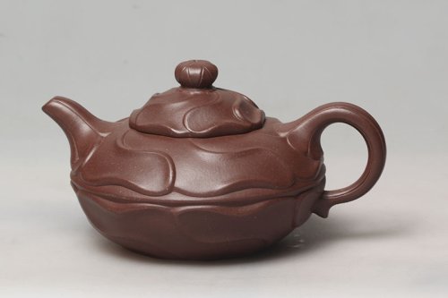 周益芳紫砂壶 小风卷葵 