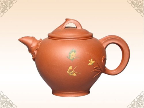 范顺君紫砂壶 兰花 