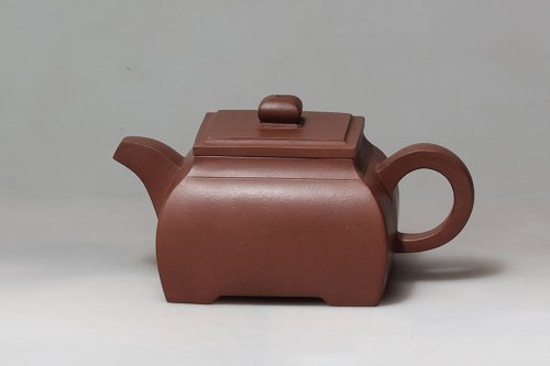 邵美华紫砂壶 四方壶 
