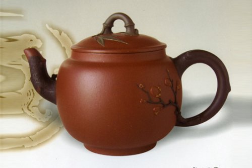 应晓忠紫砂壶 松竹梅 