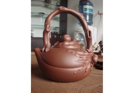 吴介春紫砂壶 五代同堂 