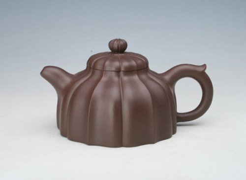 周志新紫砂壶 半菊 