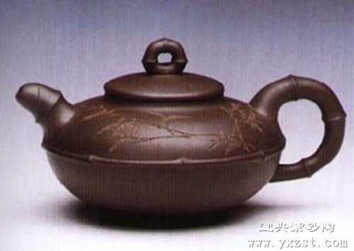 高俊（小）紫砂壶 竹韵壶 