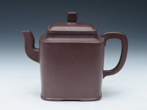 叶洪斌紫砂壶 四方玉琮 