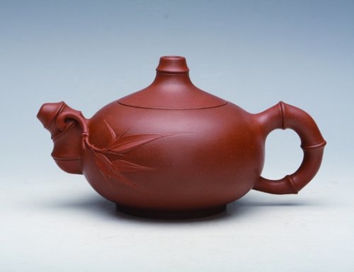 许红琴紫砂壶 圆竹 