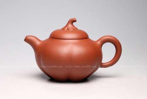 吴建平紫砂壶 《南瓜》泥料：降坡泥  容量160cc 