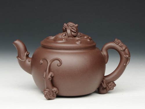 窦锋紫砂壶 九龙神韵 