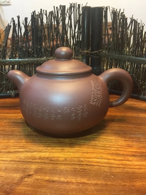 张伟军紫砂壶 玄珠壶 