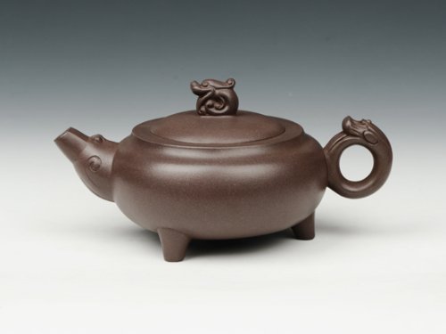 董建忠紫砂壶 环龙山 