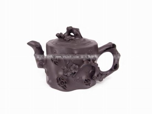 高瑞南紫砂壶 黑梅桩 