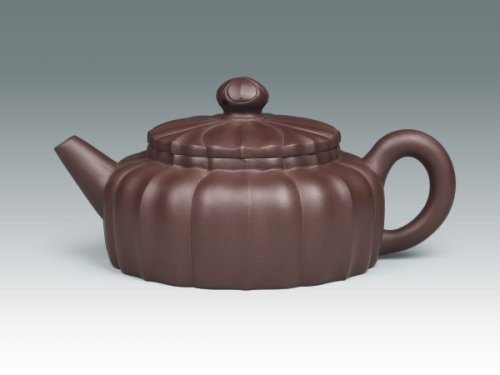 姜建荣紫砂壶 菊笠 