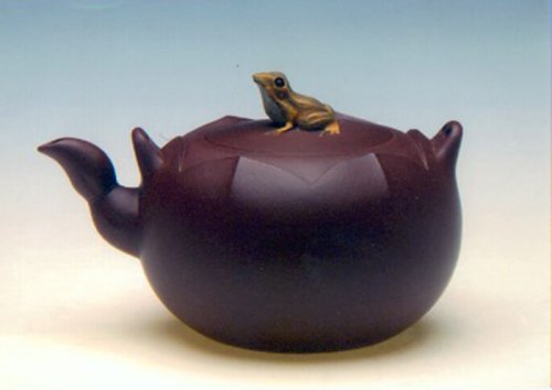 费明华紫砂壶 荷趣 