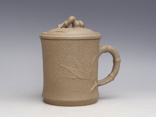 周奇鸣紫砂壶  竹节盖杯  泥料... 