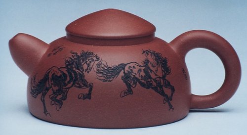 汪成友紫砂壶 寒江独钓 