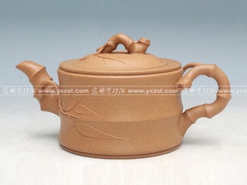 洪美华紫砂壶 竹段壶  洪美华全手工制作 