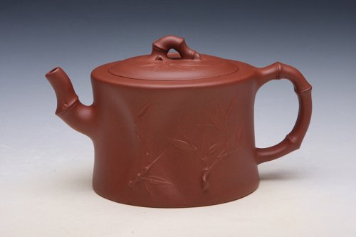 蒋晓光紫砂壶 清风竹影 