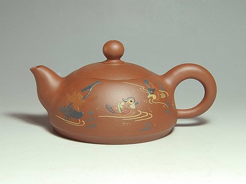 周冠华紫砂壶 泥绘系列 