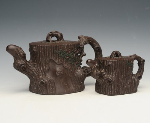 顾余根紫砂壶 锦松 