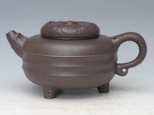 吴勤兰紫砂壶 双龙戏珠 